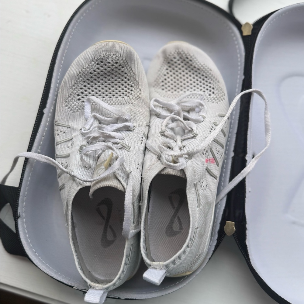 2 pairs of NFINITY White Athletic Shoes with Knit Upper